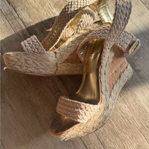 Nine West Gold Wedge